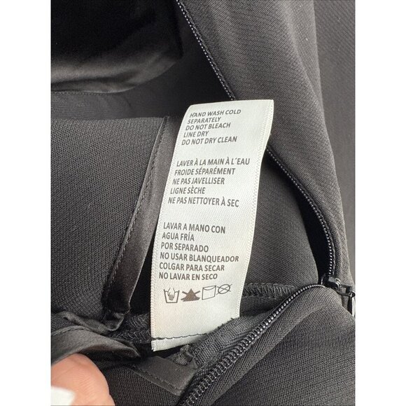 Good American Size 0 XS Black Luxe Suiting Tailored Column Jumpsuit - Picture 12 of 13